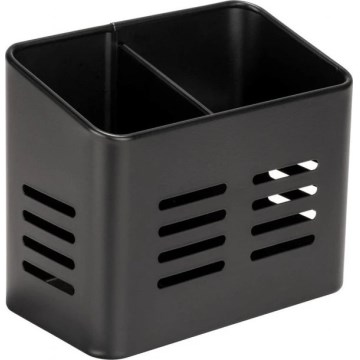 WENKO 55024100-Organizador para cubiertos BLACK OUTDOOR KITCHEN 16x13,5 cm negro