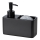 WENKO 55076100 - Dispensador de jabón BLACK OUTDOOR KITCHEN 14,5x14,3 cm negro