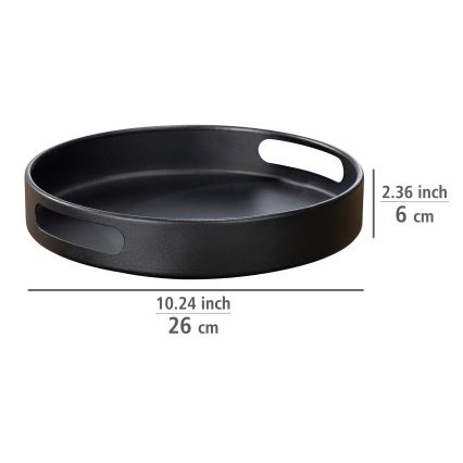WENKO 55098100 - Bandeja BLACK OUTDOOR KITCHEN 26x6 cm negra