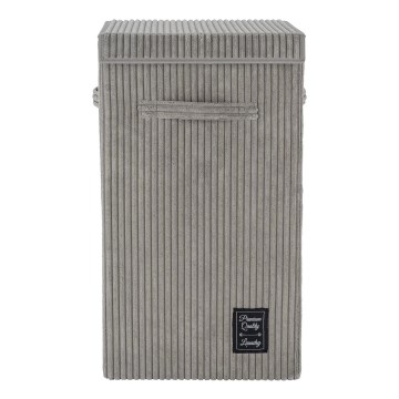 WENKO 62044100 - Cesto para la ropa CORA 33x58 cm gris