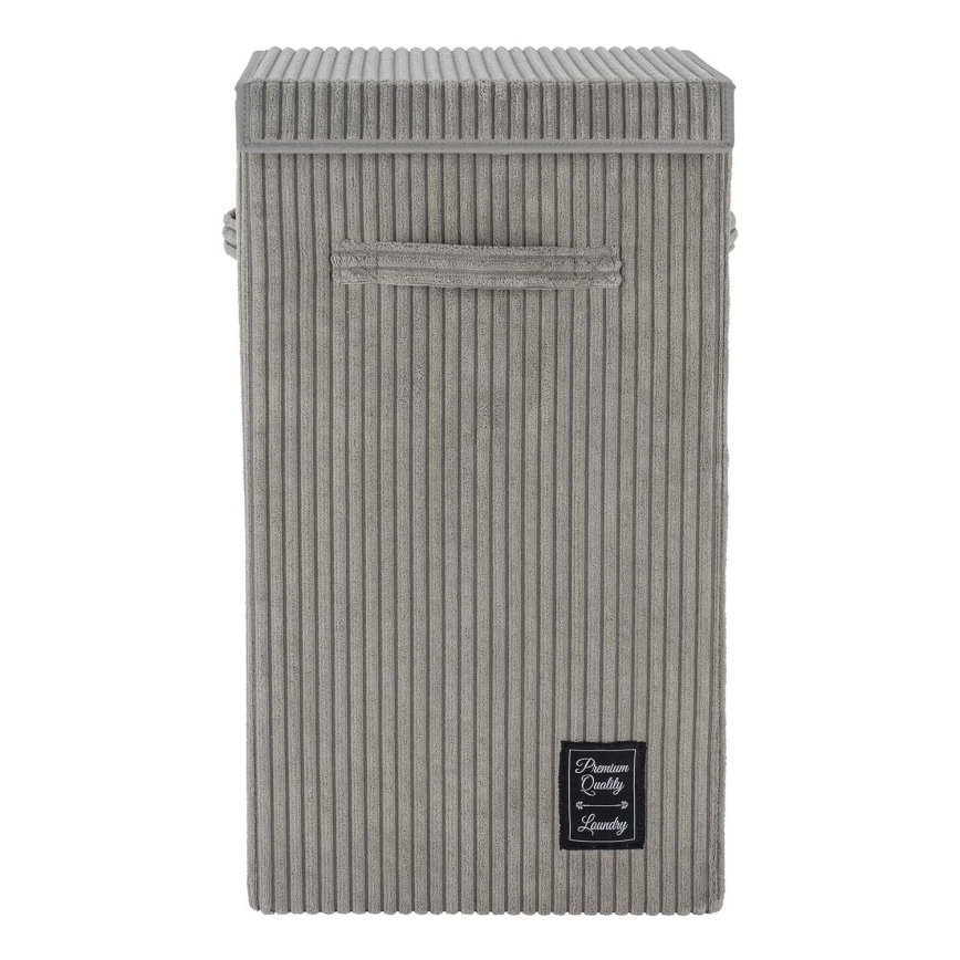 WENKO 62044100 - Cesto para la ropa CORA 33x58 cm gris
