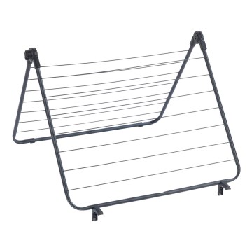 WENKO 63003100 - Tendedero de ropa CHAMPION 65x114 cm negro