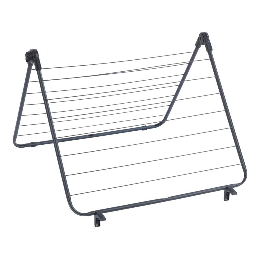 WENKO 63003100 - Tendedero de ropa CHAMPION 65x114 cm negro