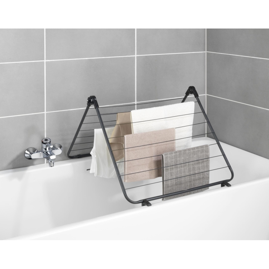 WENKO 63003100 - Tendedero de ropa CHAMPION 65x114 cm negro