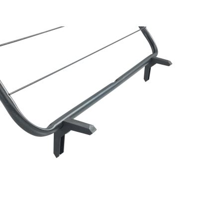 WENKO 63003100 - Tendedero de ropa CHAMPION 65x114 cm negro