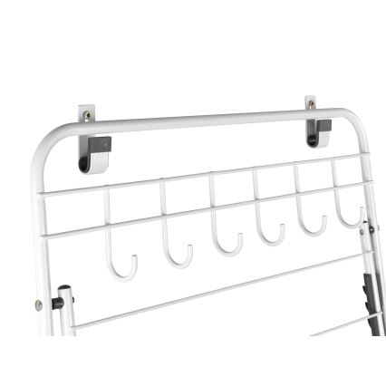 WENKO 63010800 - Tendedero de ropa 51x142 cm blanco/gris