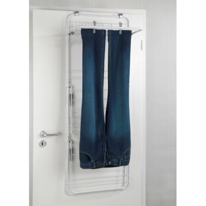 WENKO 63010800 - Tendedero de ropa 51x142 cm blanco/gris