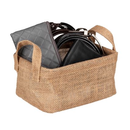 WENKO 64470100 - Cesta JUNA 20x15 cm marrón
