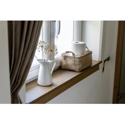 WENKO 64470100 - Cesta JUNA 20x15 cm marrón