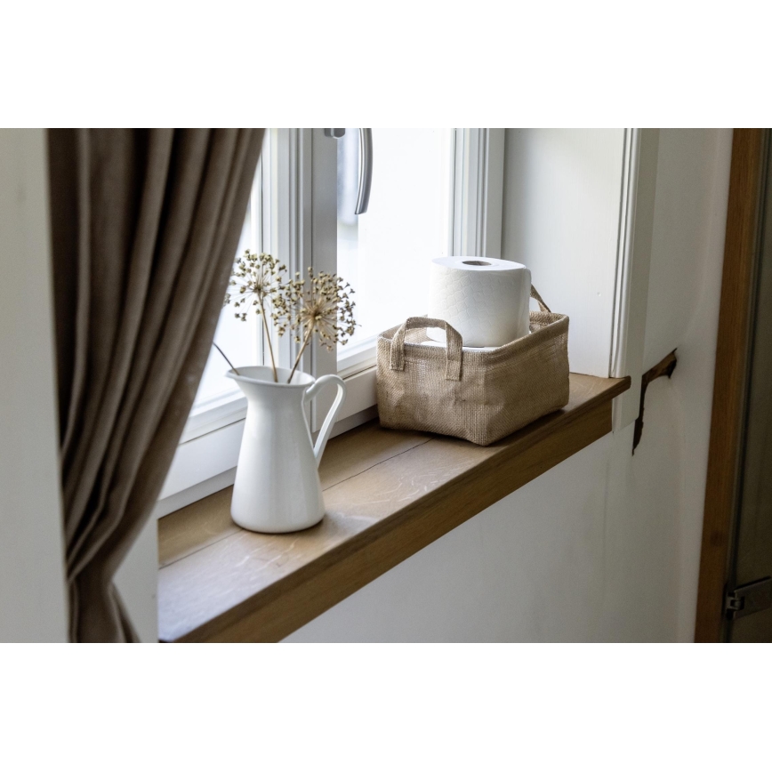 WENKO 64470100 - Cesta JUNA 20x15 cm marrón