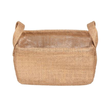 WENKO 64470100 - Cesta JUNA 20x15 cm marrón