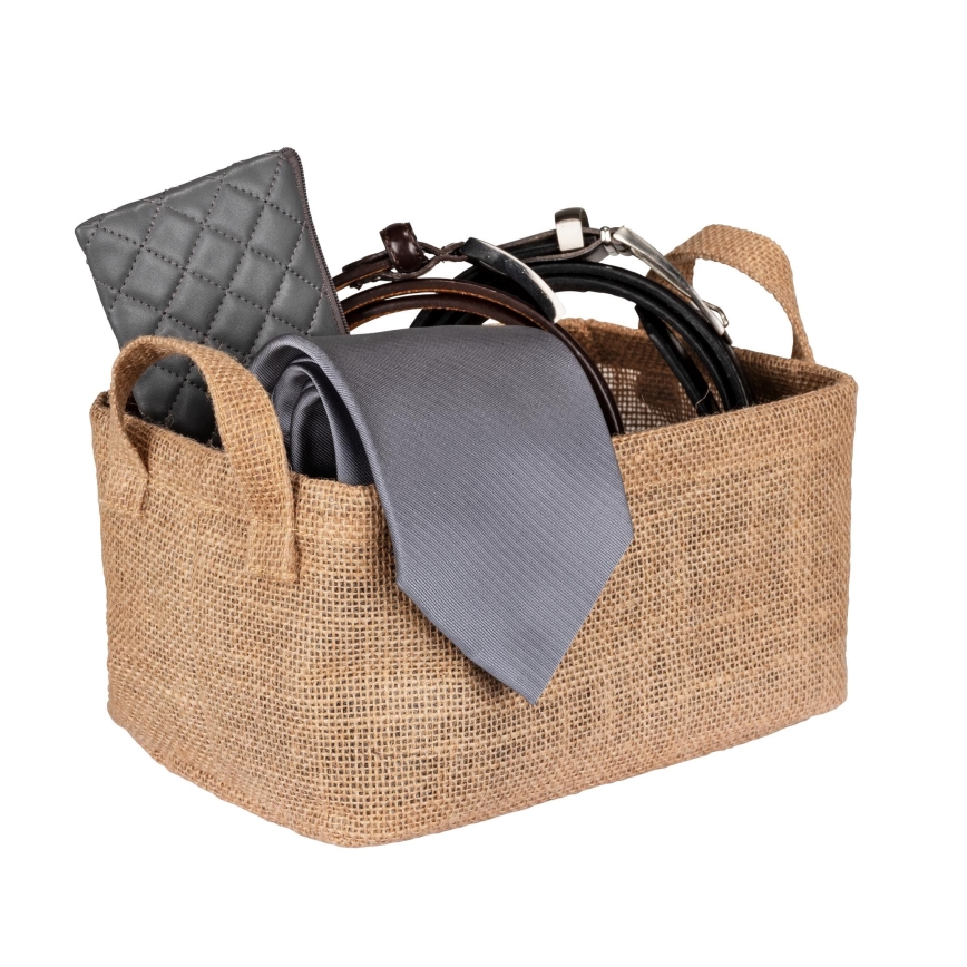 WENKO 64471100 - Cesta JUNA 24x17 cm marrón
