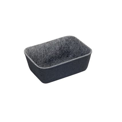 WENKO 64502100 - Organizador para cajón FELT 28,5x20 cm gris