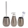 WENKO 69109800 - Set de baño MARRAKESH 12,5x41 cm marrón