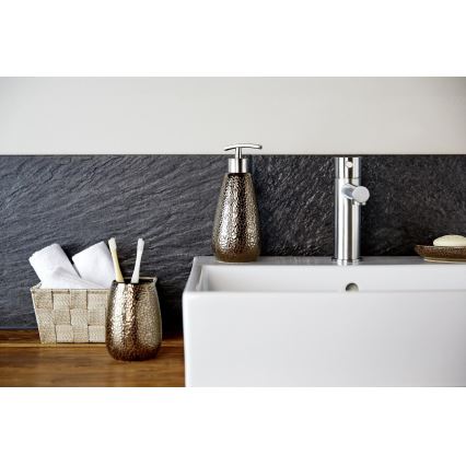 WENKO 69109800 - Set de baño MARRAKESH 12,5x41 cm marrón
