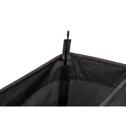 WENKO 69737800 - Cesta para la ropa CORNO 18,5x60 cm negra