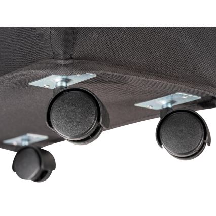 WENKO 69737800 - Cesta para la ropa CORNO 18,5x60 cm negra