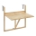WENKO 69806800 - Mesa WAIKIKI 64 x 65 cm blanco/marrón