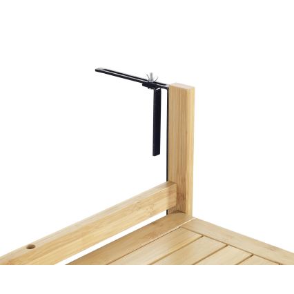 WENKO 69806800 - Mesa WAIKIKI 64x65 cm blanco/marrón