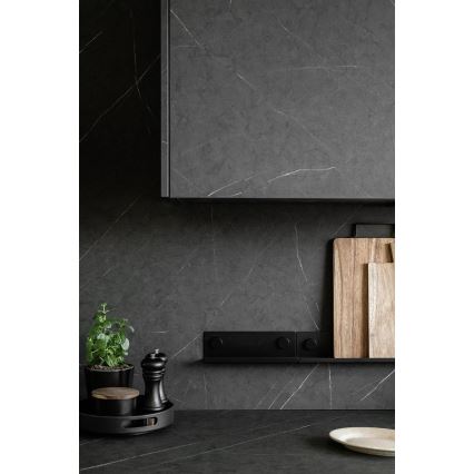 WENKO 71145800 - Soporte JET 25x7,5 cm negro