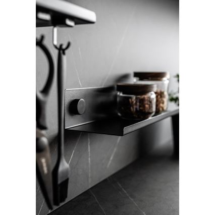 WENKO 71147800 - Balda JET 25x7,5 cm negra