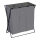 WENKO 71297800 - Cesto de ropa TRIO 69x76 cm gris/negro
