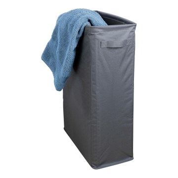 WENKO 71299800 - Cesto de ropa SLIM 20x60 cm antracita