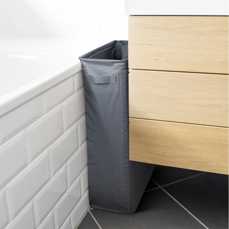 WENKO 71299800 - Cesto de ropa SLIM 20x60 cm antracita
