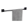 WENKO 71445800 - Barra para toallas VACUUM-LOC QUADRO ED 60,5x6 cm negra