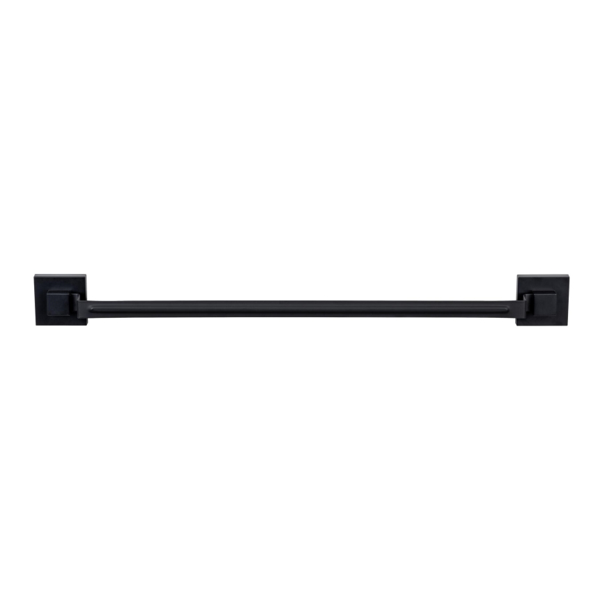 WENKO 71445800 - Barra para toallas VACUUM-LOC QUADRO ED 60,5x6 cm negra