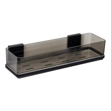 WENKO 71446800 - Repisa VACUUM-LOC QUADRO ED 38,5x14,5 cm negra