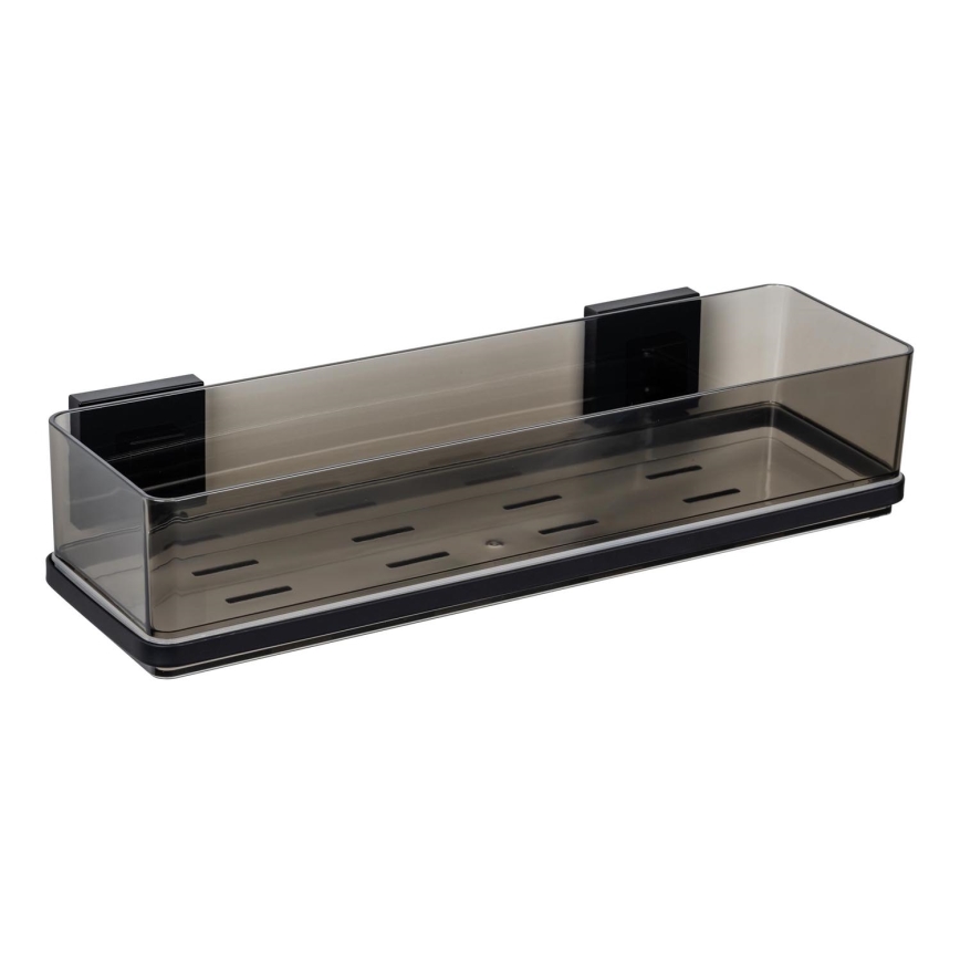 WENKO 71446800 - Repisa VACUUM-LOC QUADRO ED 38,5x14,5 cm negra
