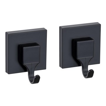 WENKO 71448800 - Gancho VACUUM-LOC QUADRO ED 6x7 cm negro