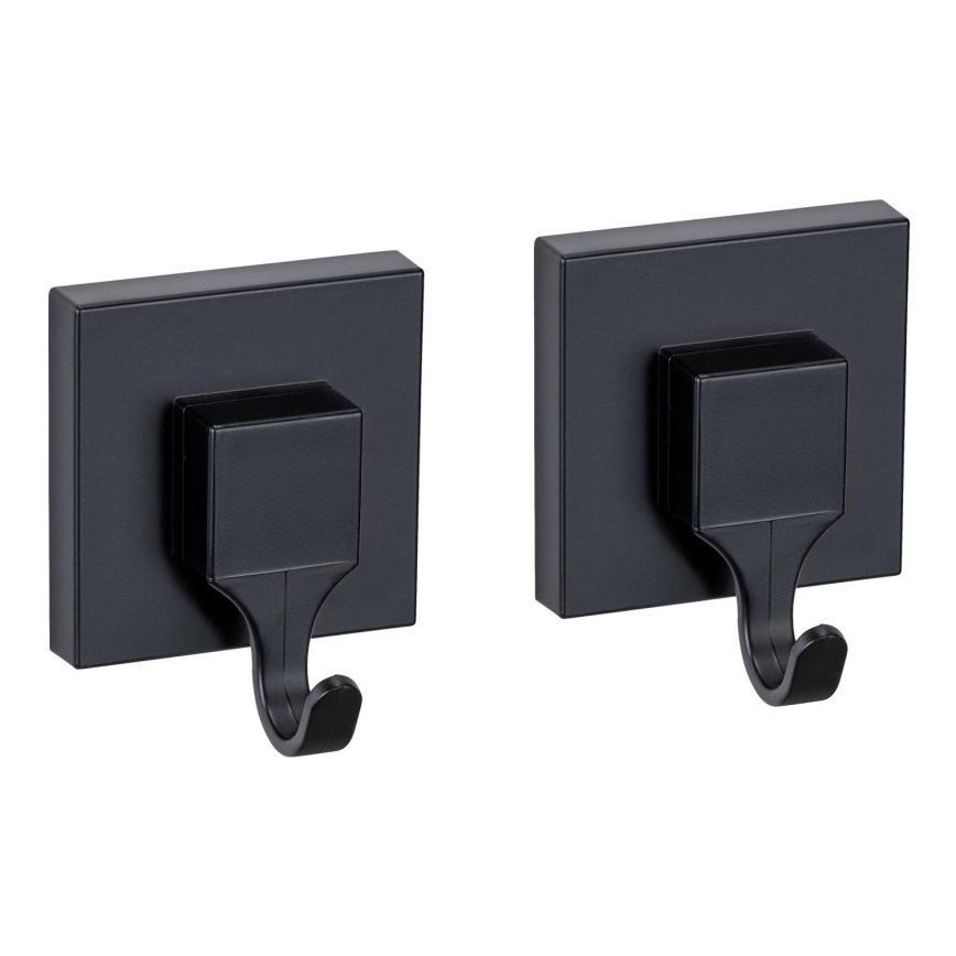 WENKO 71448800 - Gancho VACUUM-LOC QUADRO ED 6x7 cm negro
