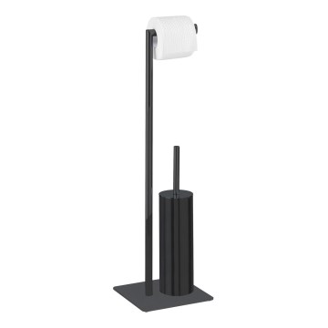 WENKO 71556800 - Set WC RECCO 20x71,5 cm negro