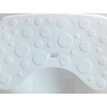 WENKO 73361100-Taburete para bañera SECURA 40x31 cm blanco/transparente