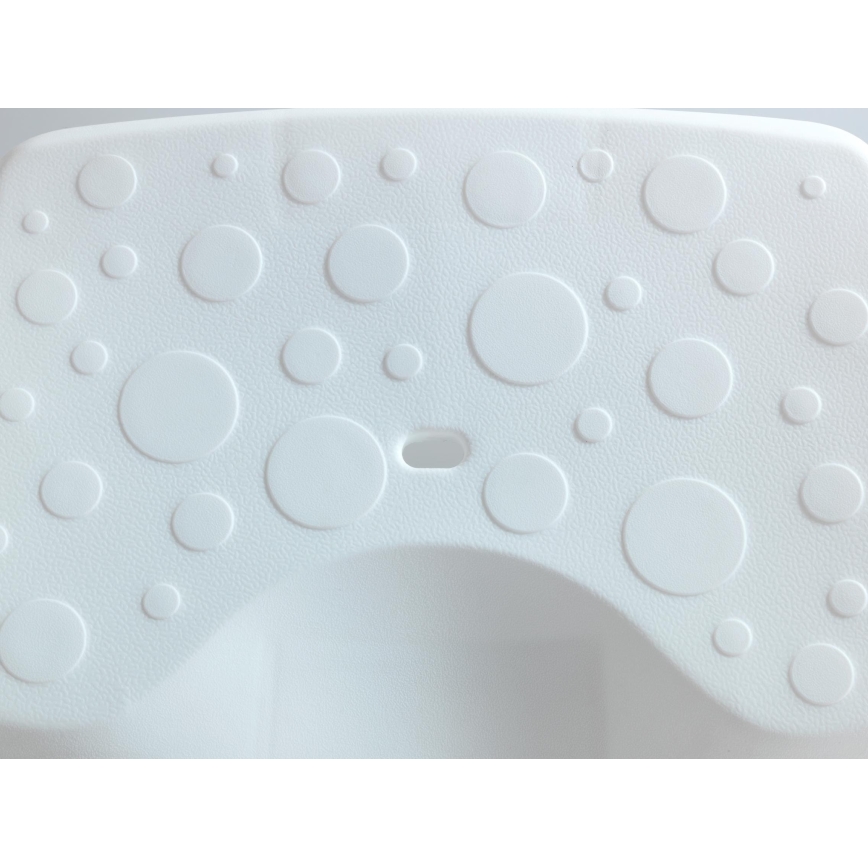 WENKO 73361100-Taburete para bañera SECURA 40x31 cm blanco/transparente