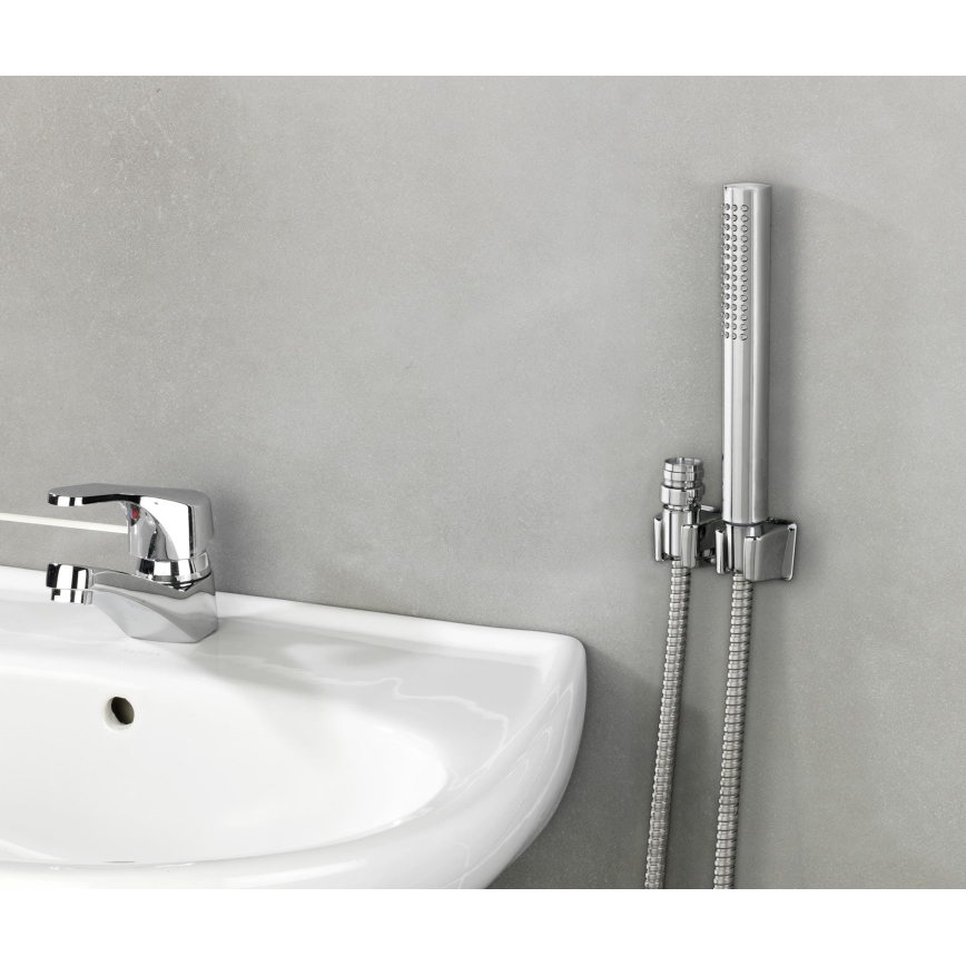 WENKO 81340100 - Ducha DUO 170x2,7 cm cromo brillante/plateado/gris