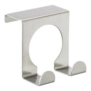WENKO 8411100 - Gancho 5x5 cm acero inoxidable/plateado