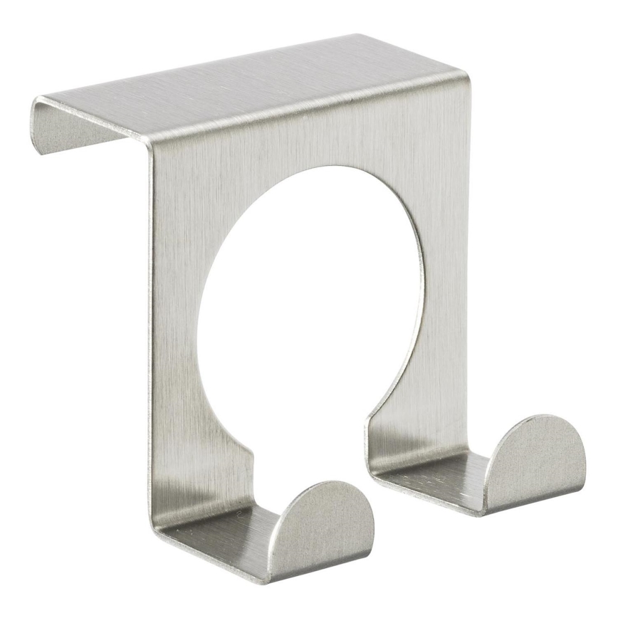 WENKO 8411100 - Gancho 5x5 cm acero inoxidable/plateado