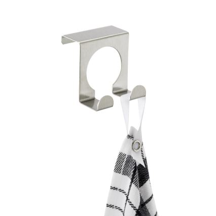 WENKO 8411100 - Gancho 5x5 cm acero inoxidable/plateado