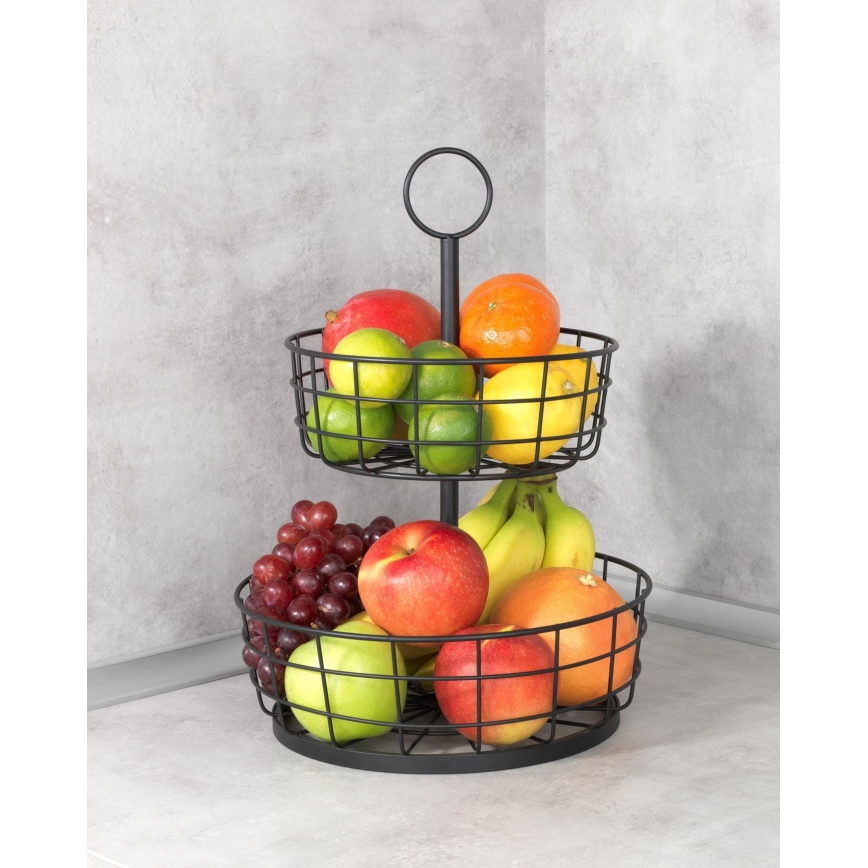 WENKO 88740800 - Cesta LOFT 28x39 cm negra