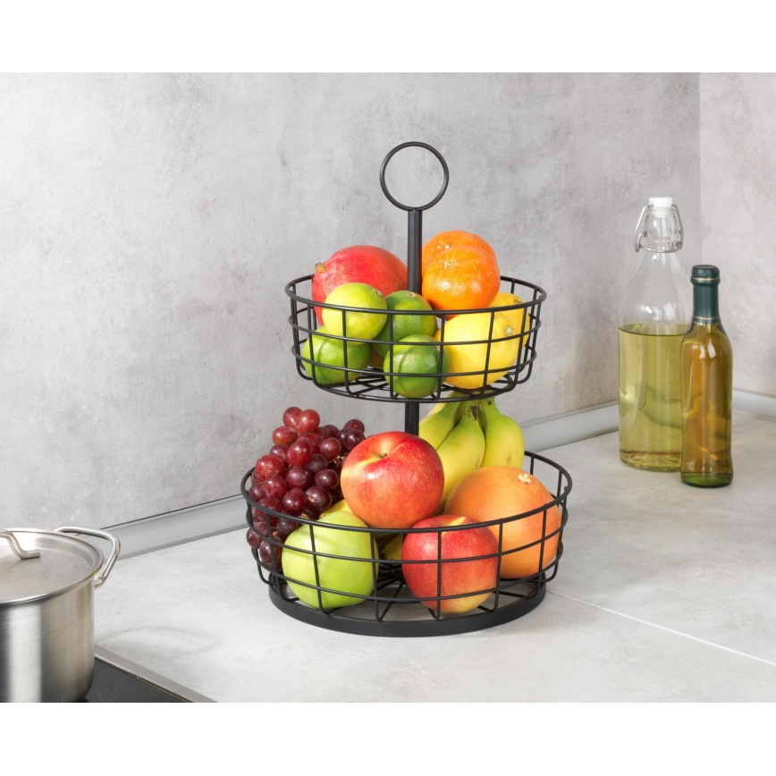 WENKO 88740800 - Cesta LOFT 28x39 cm negra