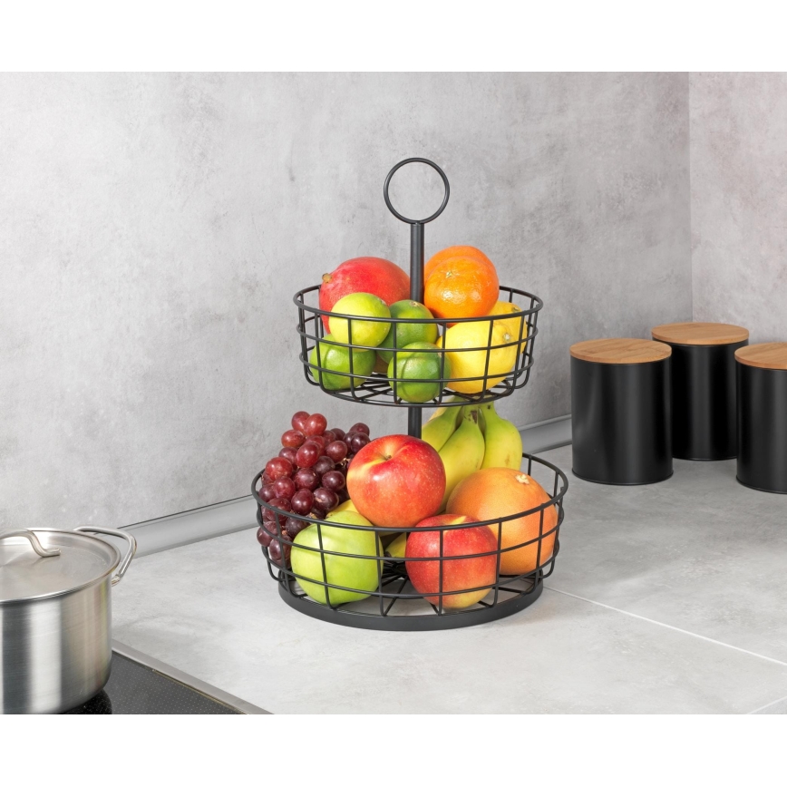 WENKO 88740800 - Cesta LOFT 28x39 cm negra