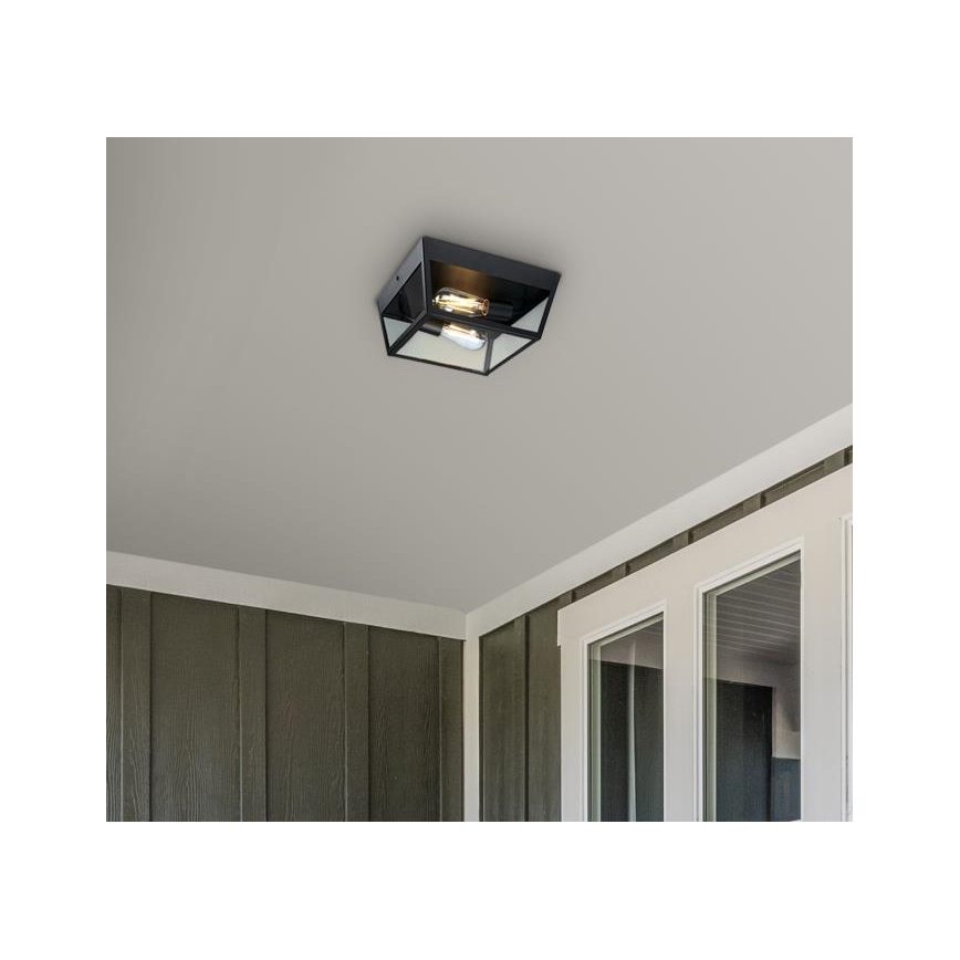 Westinghouse 61219 - Plafón de exterior PETERSON 2xE27/40W/230V IP44