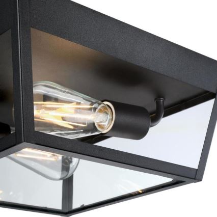 Westinghouse 61219 - Plafón de exterior PETERSON 2xE27/40W/230V IP44