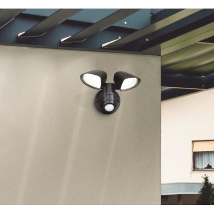 Westinghouse 63643 - Proyector LED de exterior con sensor LED/17,5W/230V IP44