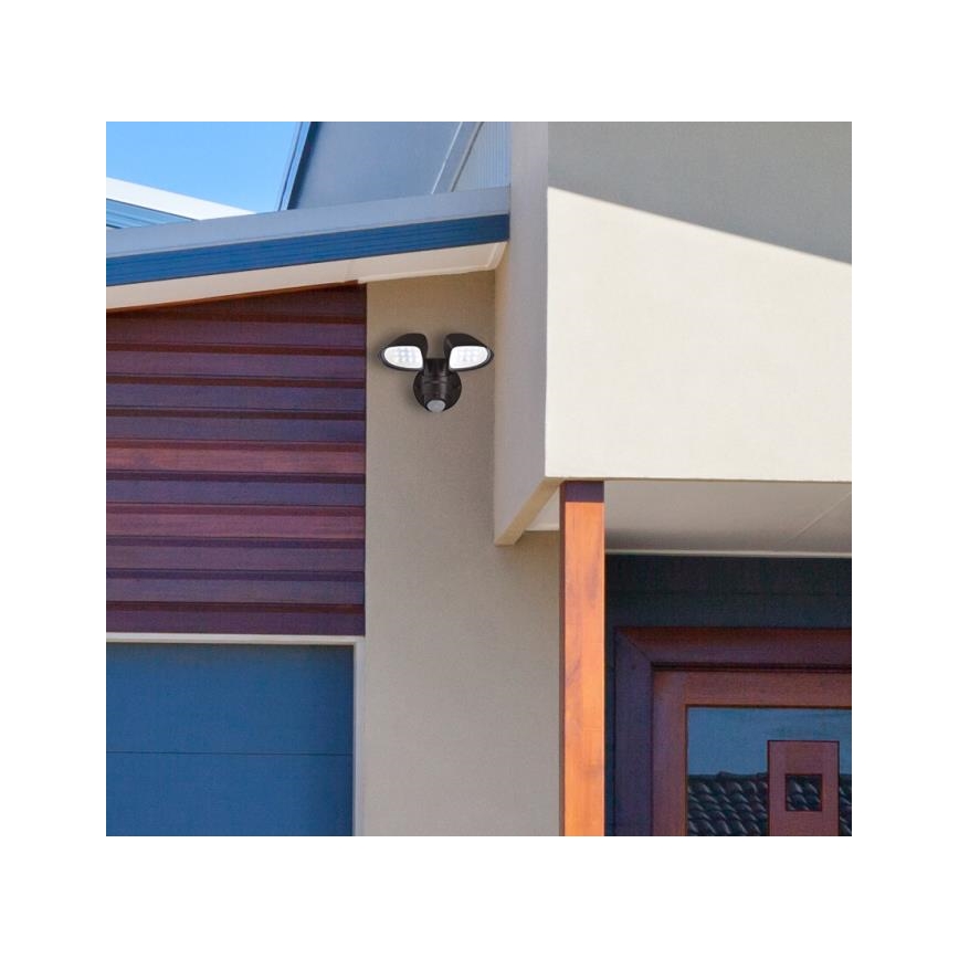 Westinghouse 63643 - Proyector LED de exterior con sensor LED/17,5W/230V IP44