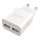 Winner Group - Adaptador de carga 2xUSB-A 12W blanco