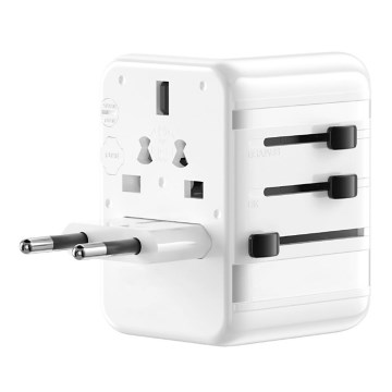 Winner Group - Adaptador de viaje con carga rápida Power Delivery 20 W, blanco